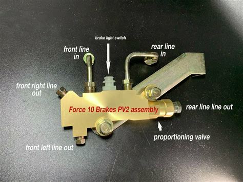 diy brake line junction boxes and proportion valves|proportioning valve replacement.